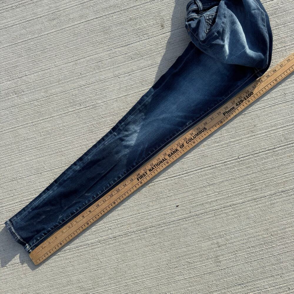 Buckle BKE Stella 26R Cuffed Slim Fit Low Rise Skinny Blue Jeans Style ABK4211 - Picture 11 of 11